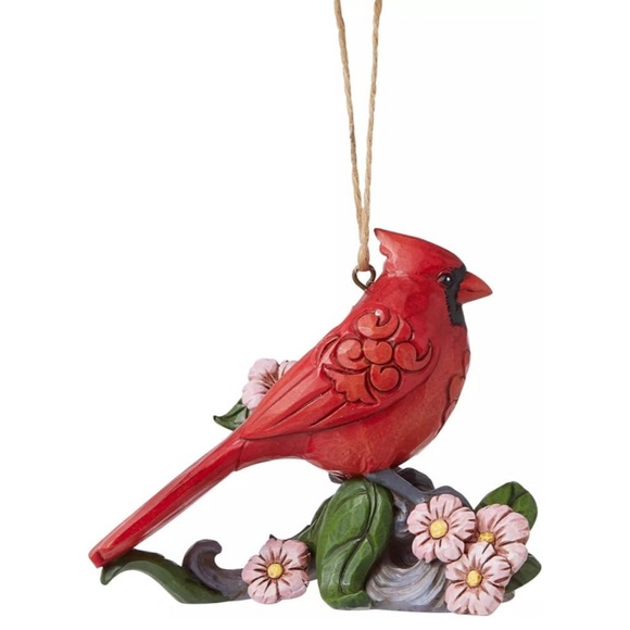 Jim Shore Caring Cardinal Ornament - Picture 1 of 7